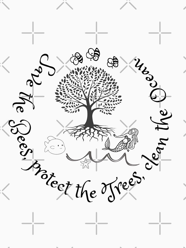 Protect mother nature. Save the bees protect the trees clean the ocean. by mayaone