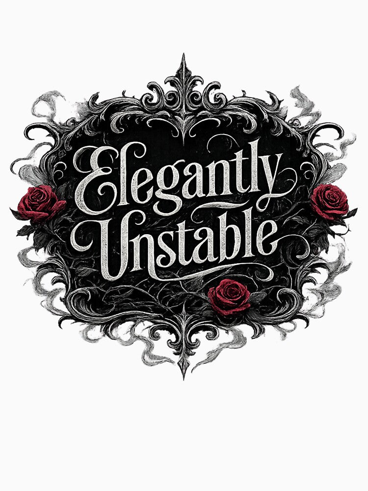 Elegantly Unstable – Gothic Dark Feminine Aesthetic by Mouraludia