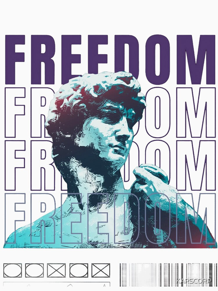 Freedom Graphic Printed T-Shirt by KARSCORP