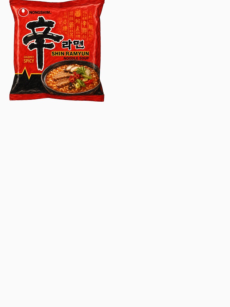 Nongshim SHIN Ramyun Spicy Noodle Soup Instant Ramen Packet by EstherMakesFood