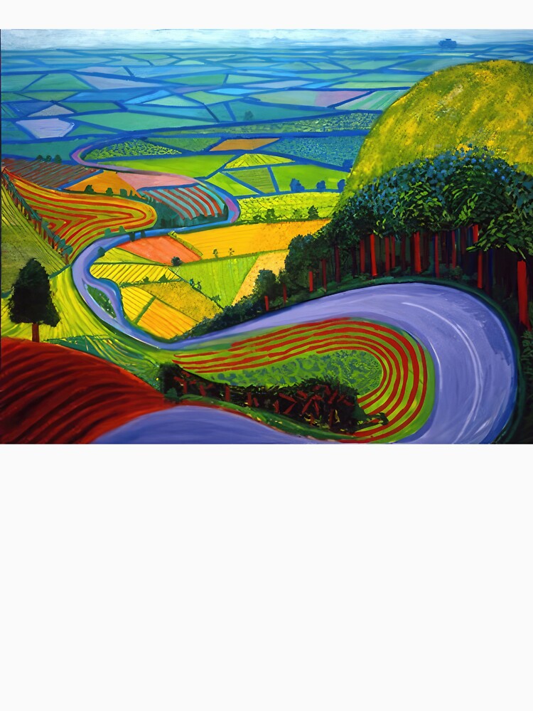 David Hockney - David Hockney - David Hockney (170) - Vibrant California Pool – Pop Art Print Inspired by David Hockney by KirstenShShop