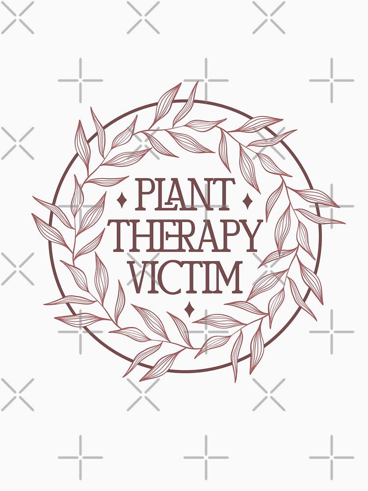 Plant Therapy Victim - Funny Boho Houseplant Lover Wreath by the-Z3nith