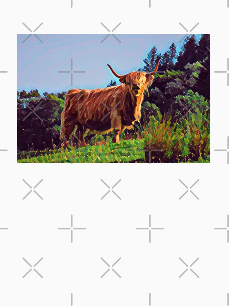 Highland Cow Painting by TheAnimalZ00