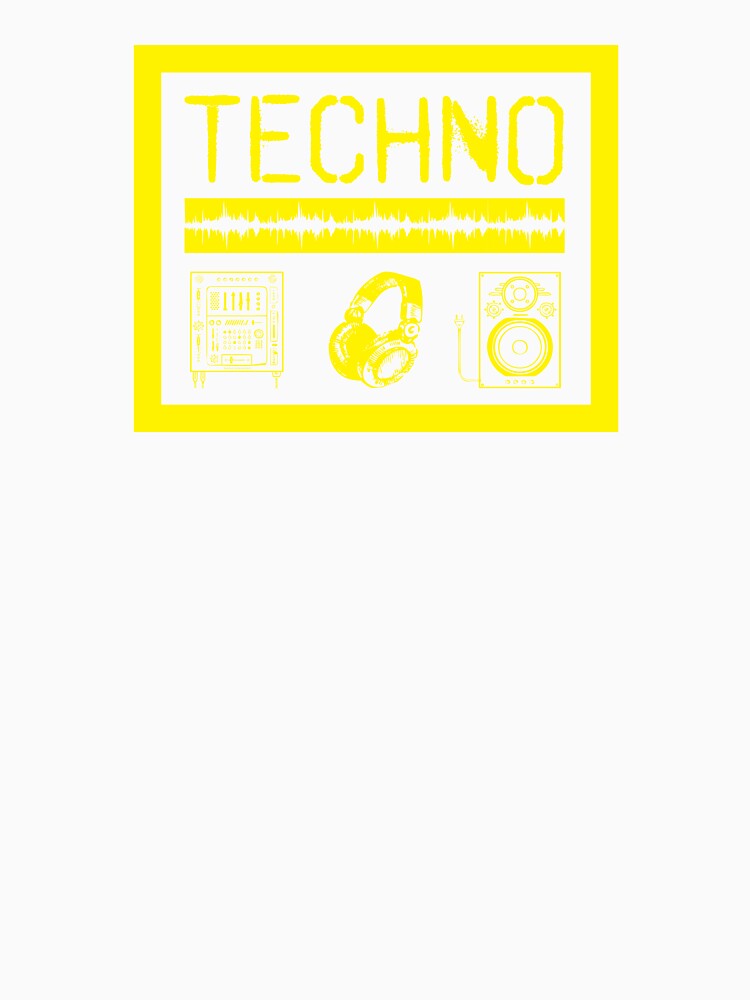 Techno music wave. Apparel and more for EDM electronic music lovers by Boogeyman Bill