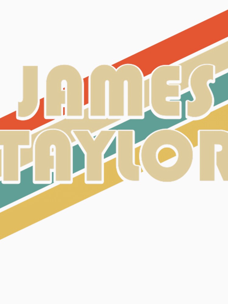 James Taylor Retro Stripes Design by QuentinFoster