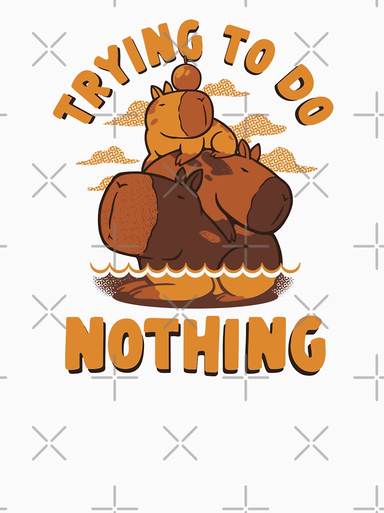 Trying To Do Nothing Funny Capybara by Tobe Fonseca by Tobe Fonseca®