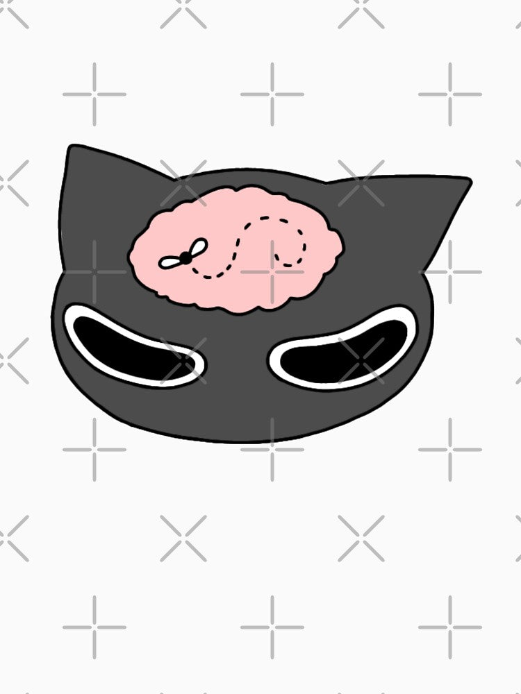 Cat Doodle: No Thoughts by AokiHarrisDraws