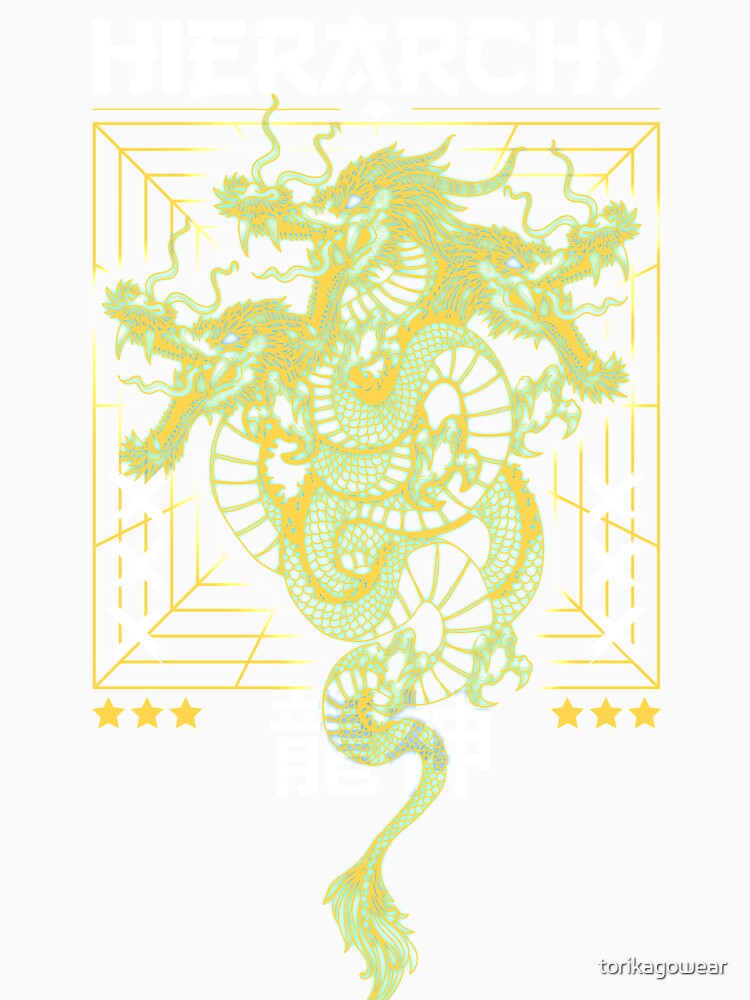 Dragons Hierarchy Streetwear Aesthetic by torikagowear