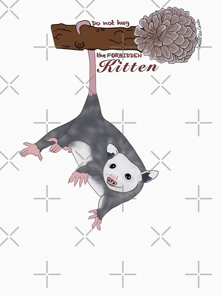 Forbidden Kitten Opossum Hugs by SmushFaceGoods