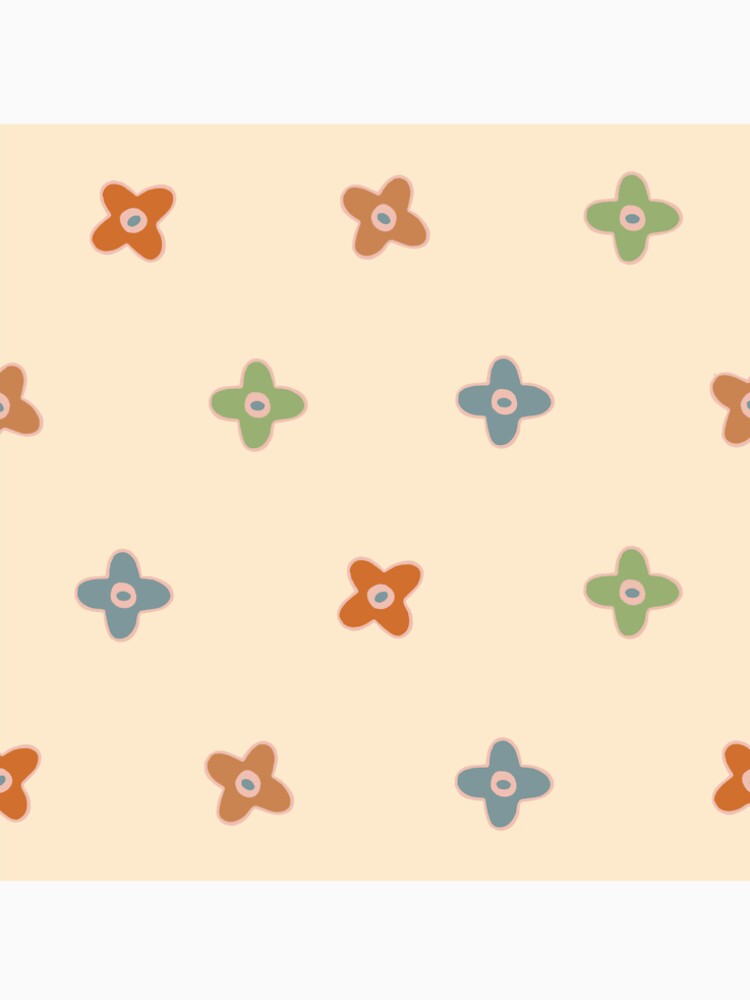 Groovy floral pattern by LisaMillArt