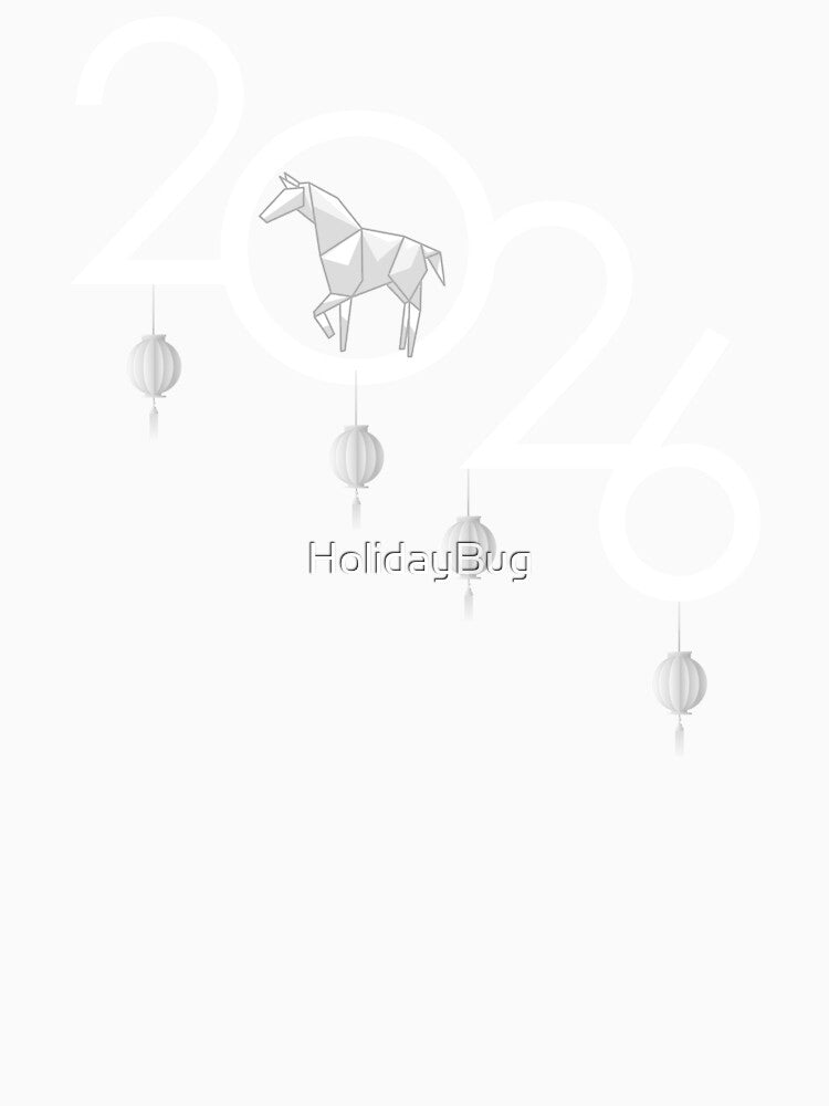 2026 Chinese New Year Origami Horse by HolidayBug