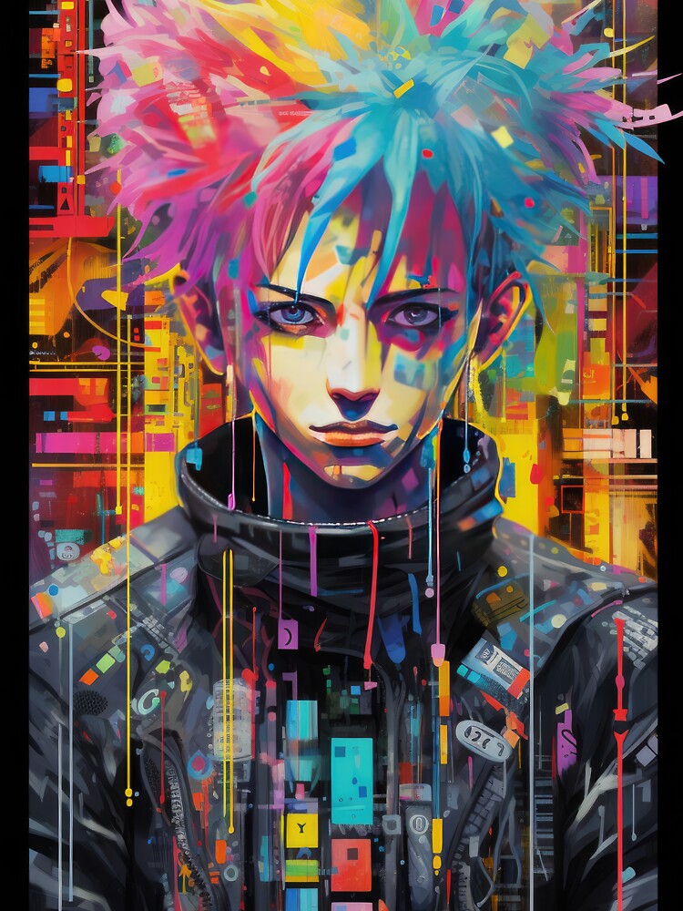 Hacker Prodigy - Cyberpunk Art | Retro Anime Aesthetic by AeonAcademy