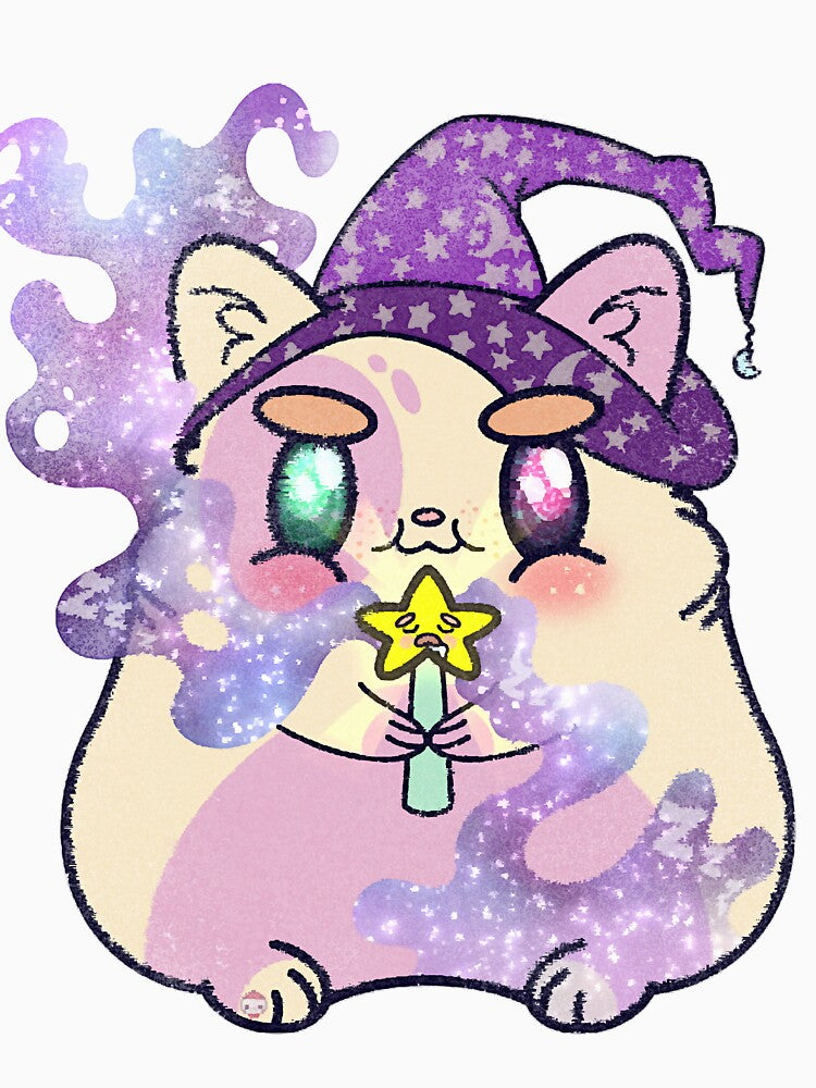 Kawaii Hamster Wizard Vintage Look by kaiNickell