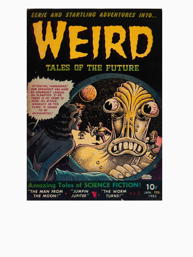 Vintage comic book illustration - weird tales of the future by ZvekiVintage