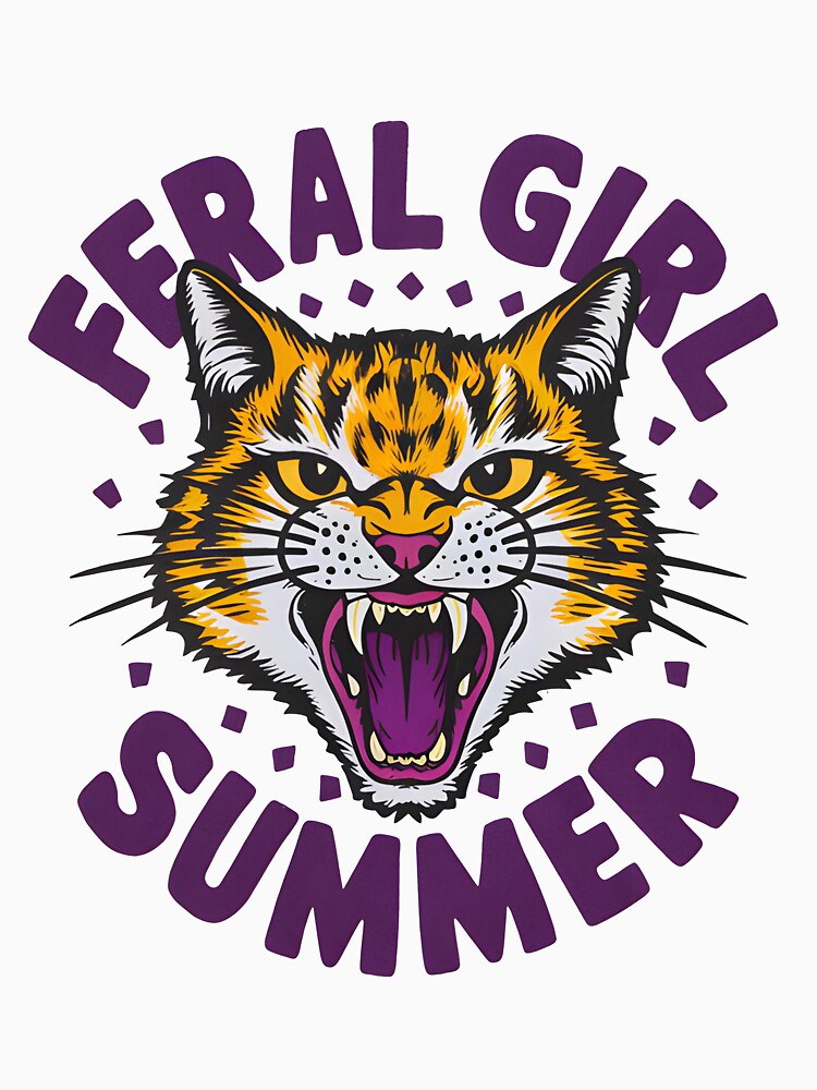 Feral Girl Cat by Theartofawesome