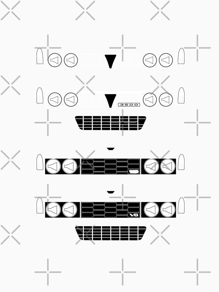 Rover P6 Headlights and Grills by RJWautographics