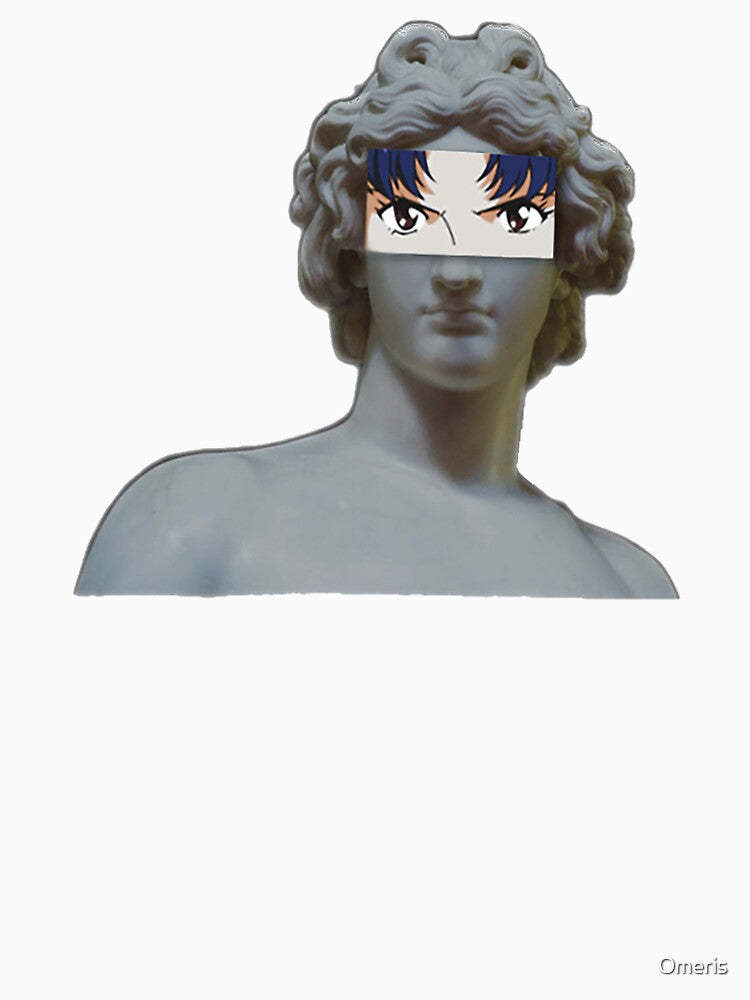 manga greek vaporwave by Omeris