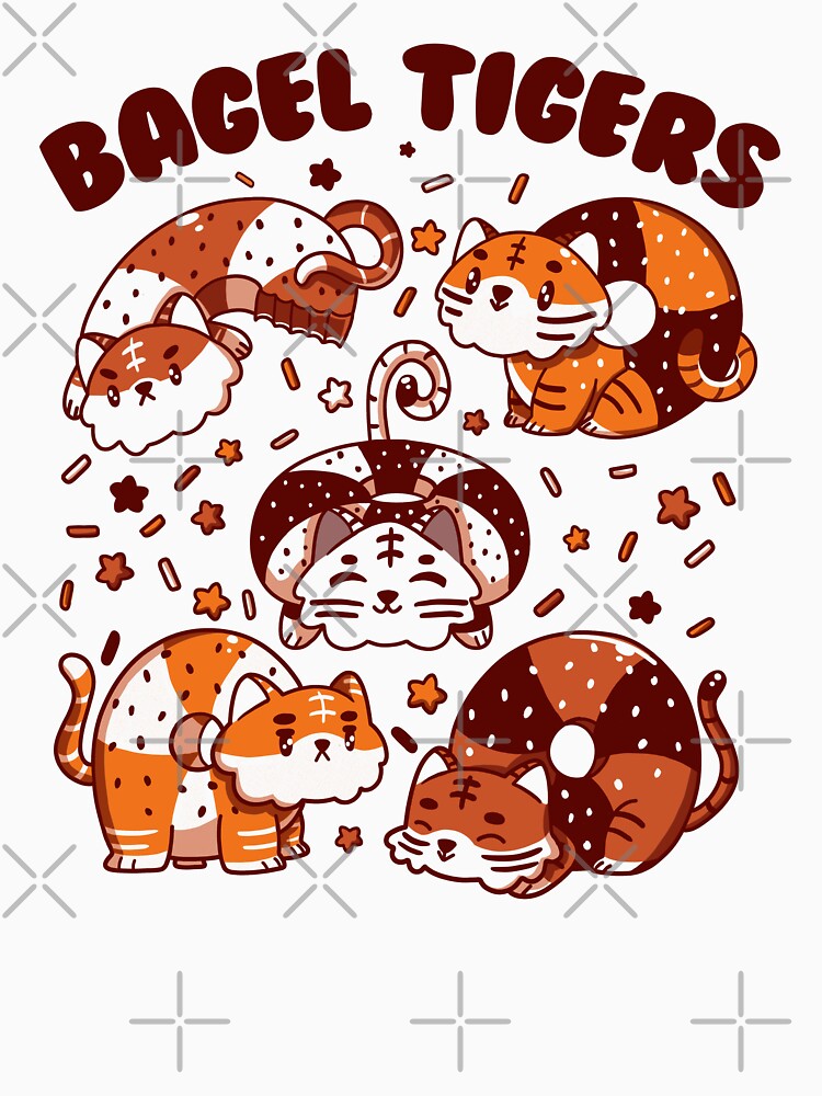 Bagel Tigers Breakfast Animals by Tobe Fonseca by Tobe Fonseca®