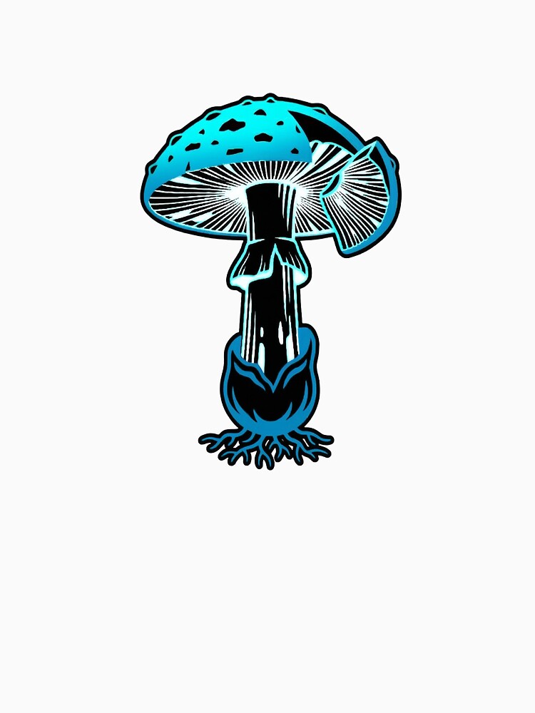 Neon Microscopic Spores Dark Art by Bio Tech Art