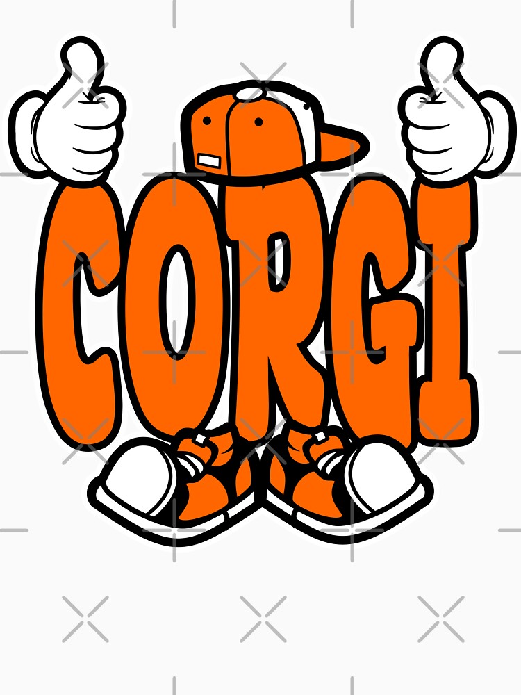 CORGI - PETS Graffitti Character Bold Retro by NFTWords