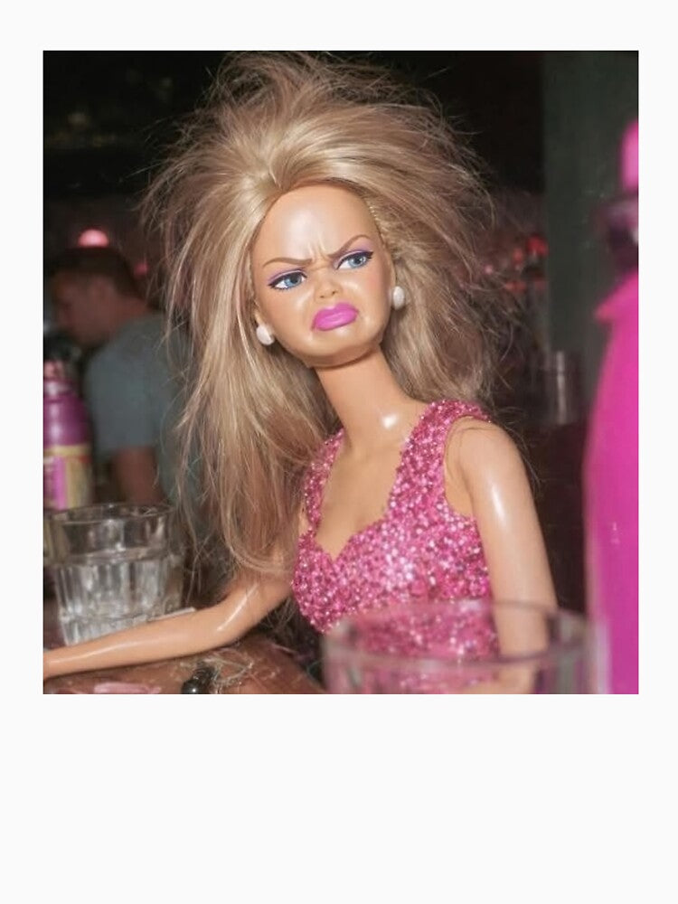 Disgusting Doll Face Funny Meme by charoen-design