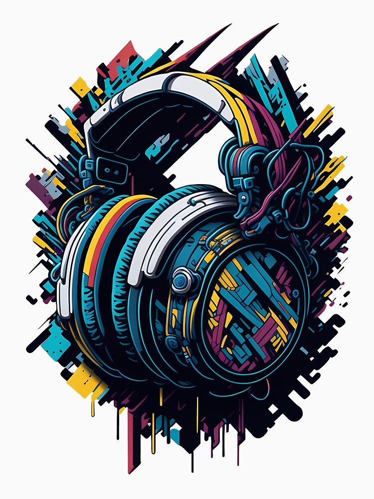 Headphones Graffiti by 3rd Eye Perceptions