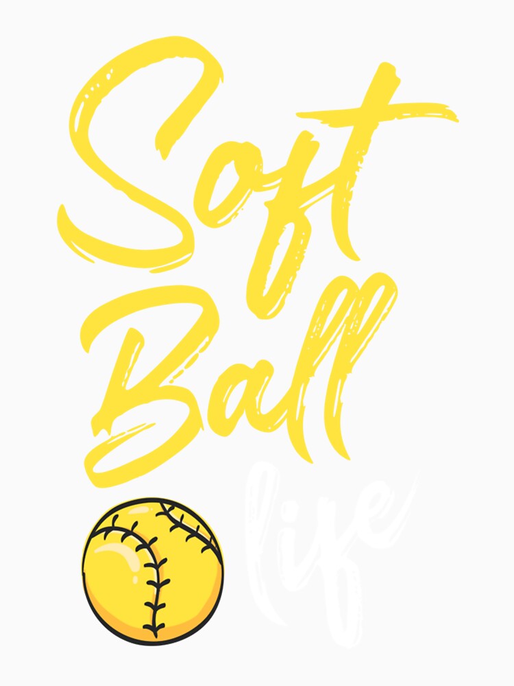 Softball Life Girls Fastpitch Long Sleeve T-Shirt by RobertJayce