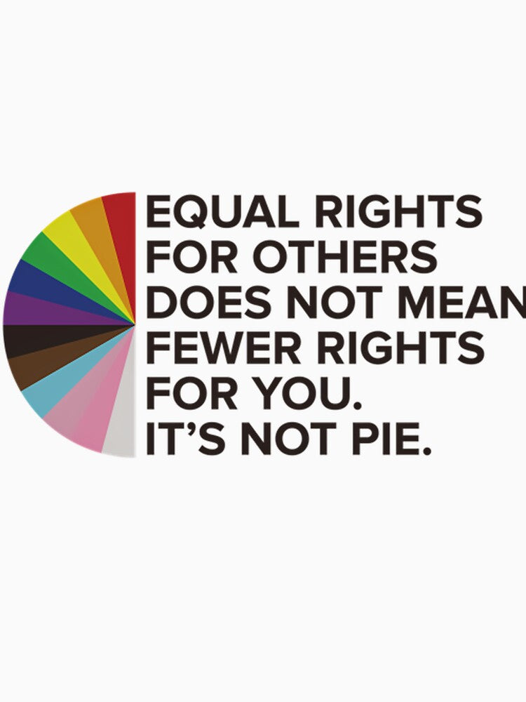 Equal Rights Lgbtqia Pride Awareness Inclusivity Ally by ChastityConno