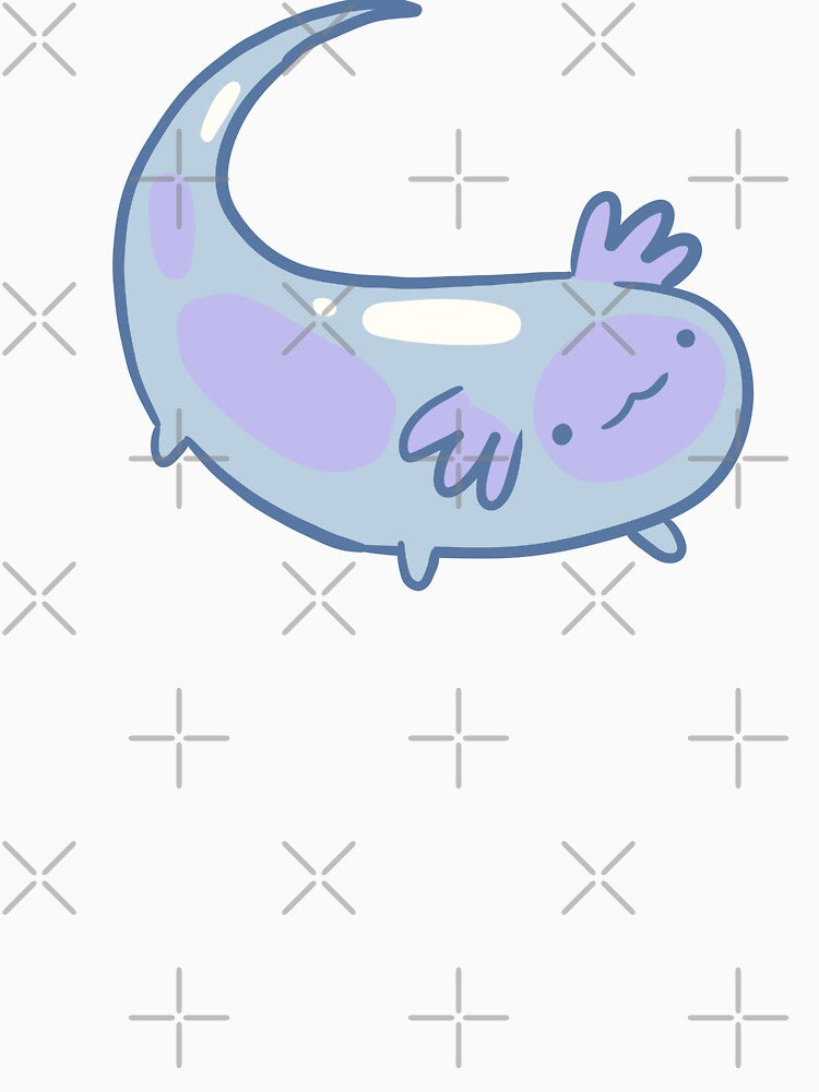 Water axolotl illustration by Mayarart