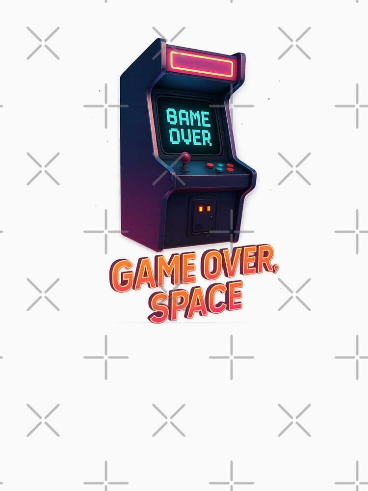 Game Over, Space – Retro 3D Arcade Machine Design by Tadeusz1
