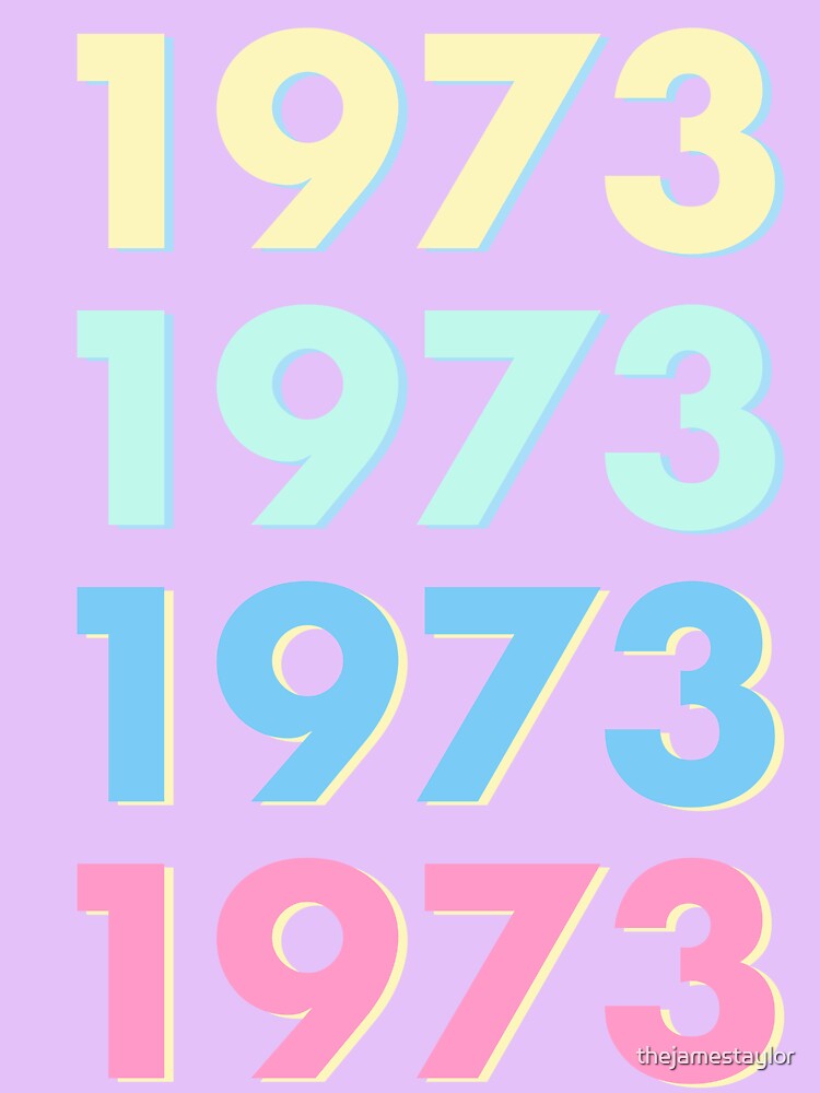 Pastel Time Capsule 1973 - Retro Nostalgic Art Print by thejamestaylor