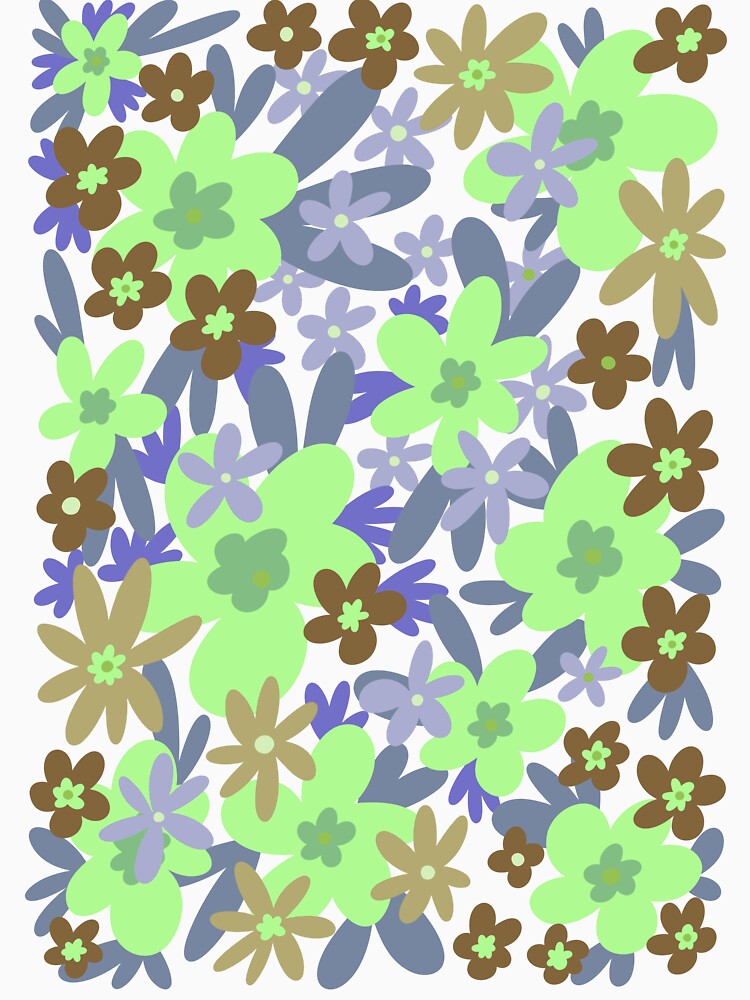 Stay Groovy Retro Flowers 90s Winter Morning 2 by PDMT