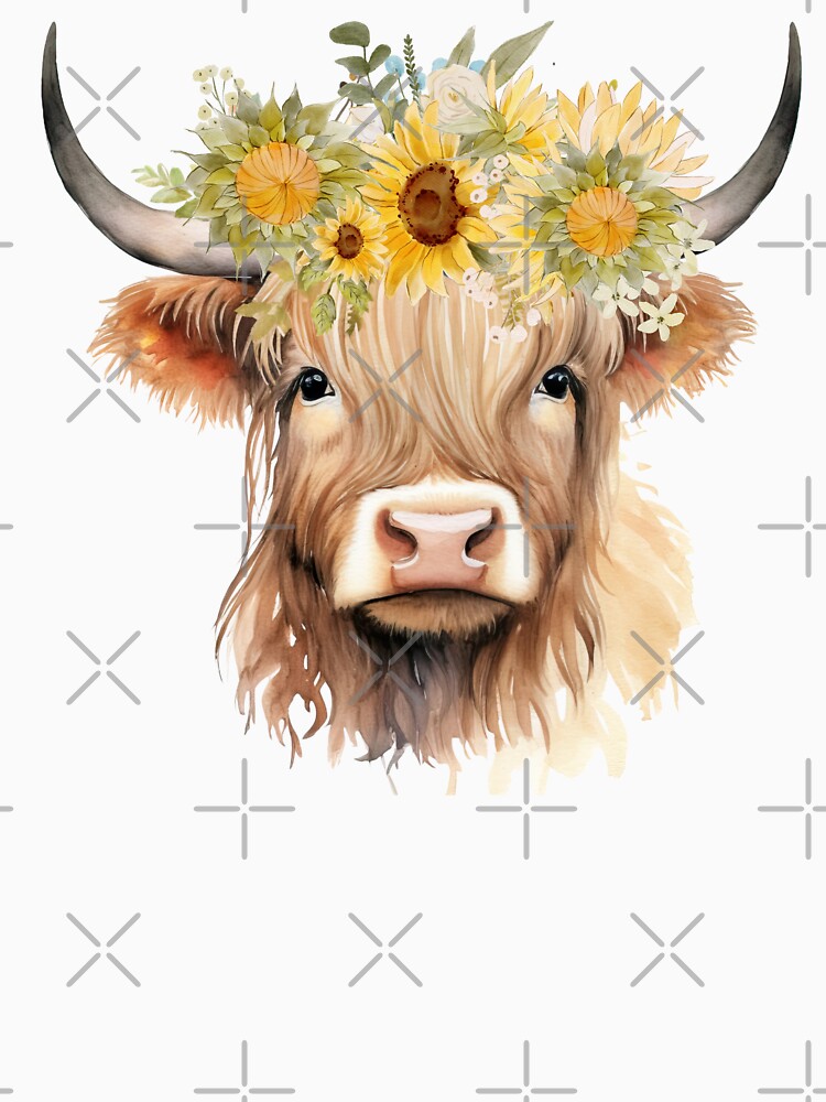 Cute Baby Cow Highland by LionessLove