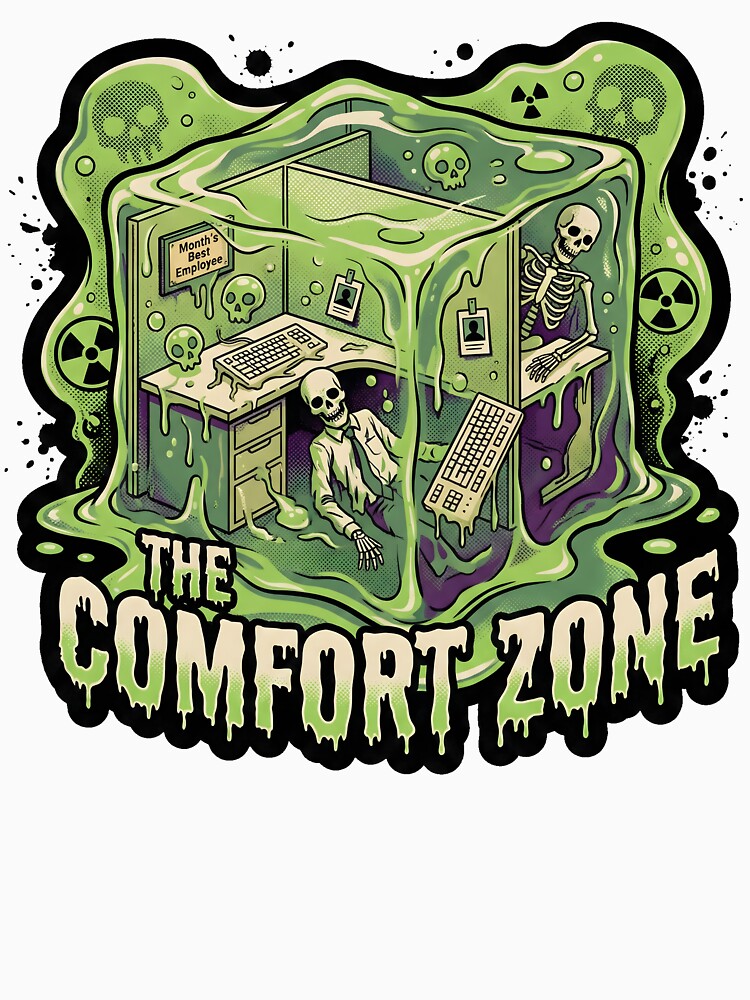 The Comfort Zone | Toxic Workplace & Corporate Horror Art by GhostMode404