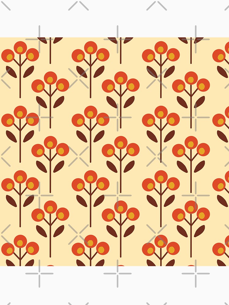 Groovy Retro Floral by KathrinLegg