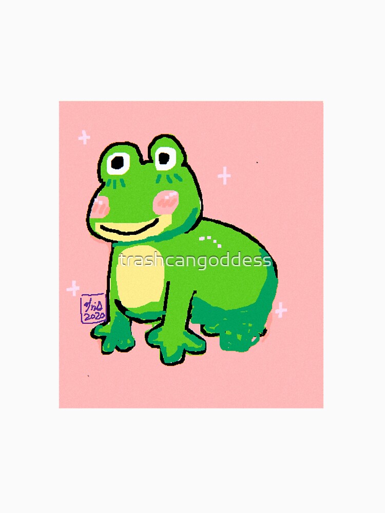ms paint frog doodle by trashcangoddess