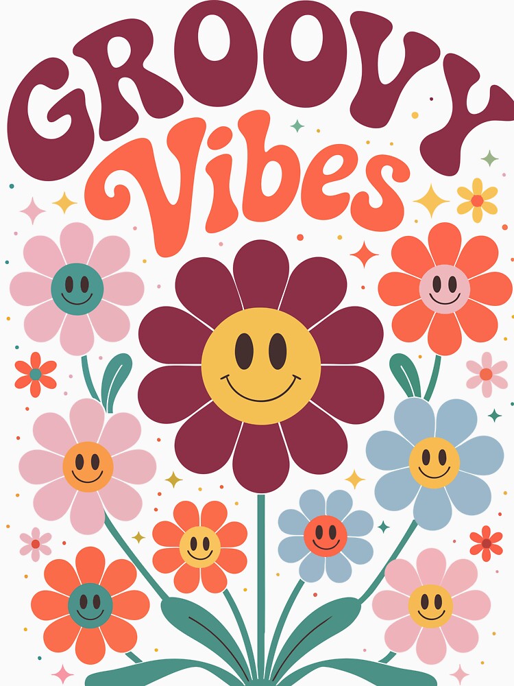 Groovy Vibes Retro Flower Bouquet by CraftyBloom