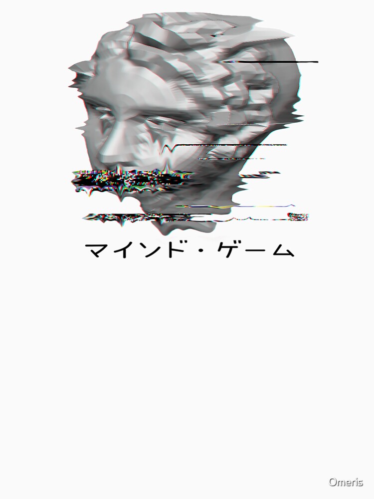 glitch vaporwave statue by Omeris