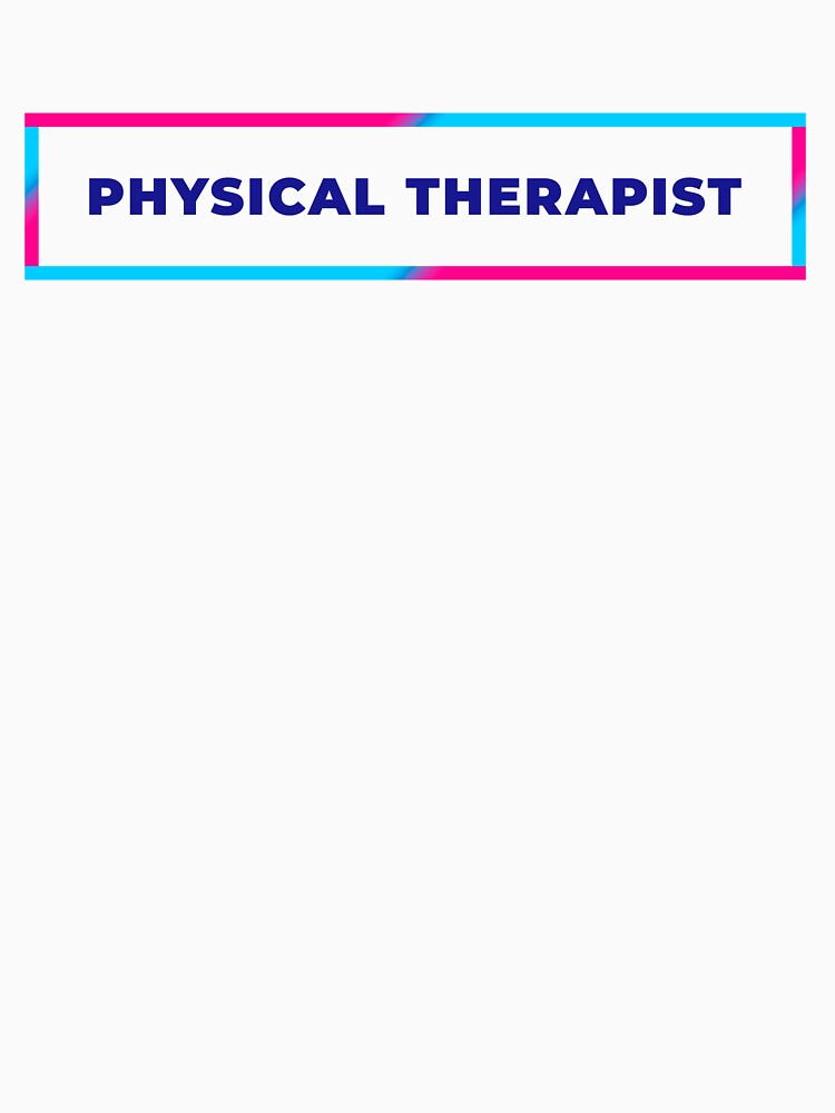 Physical Therapist retro colorful frame by SVPOD