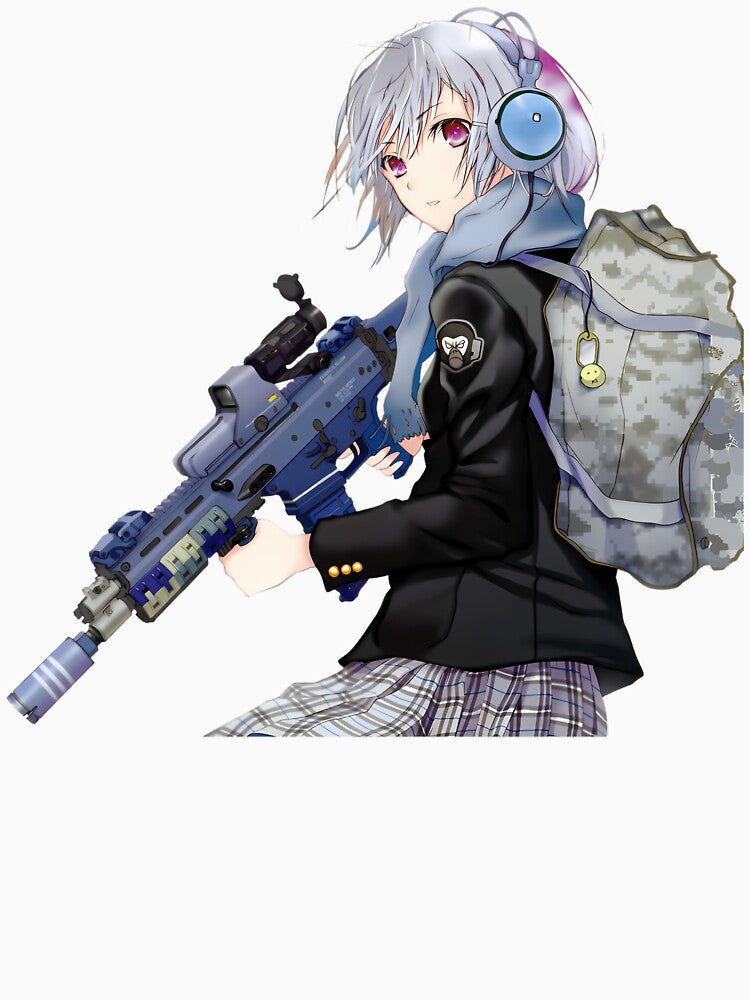 Unisex---Anime-Girl-With-Gun by hqk7zsncks7b