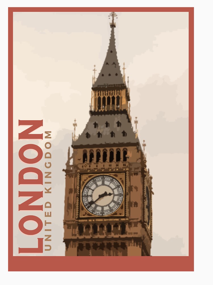 London - T-shirts, Hoodies and Sweatshirts by TripsandPrints
