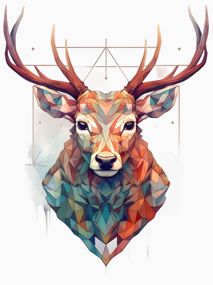 Male Deer by InkLines