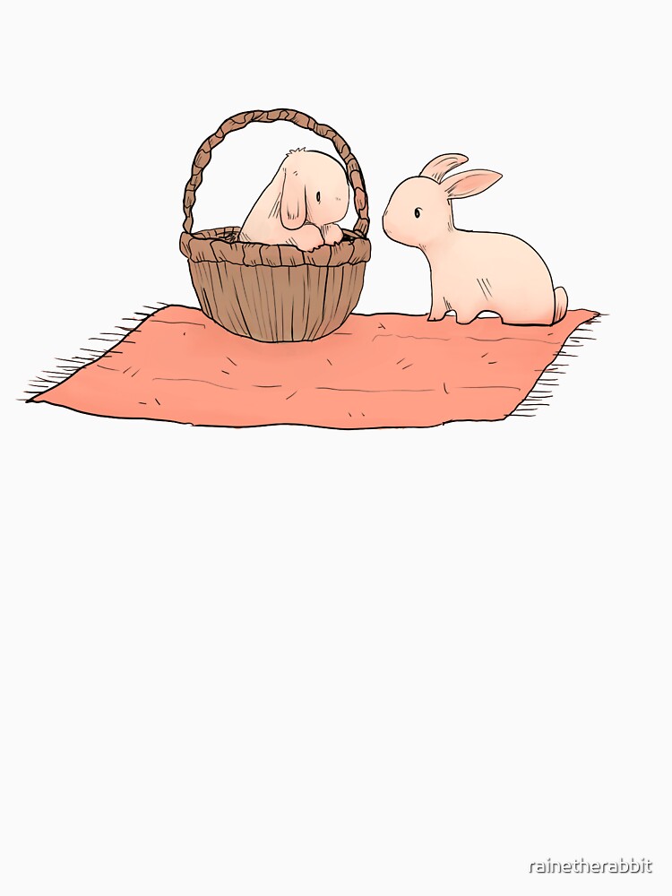 bunny basket by rainetherabbit