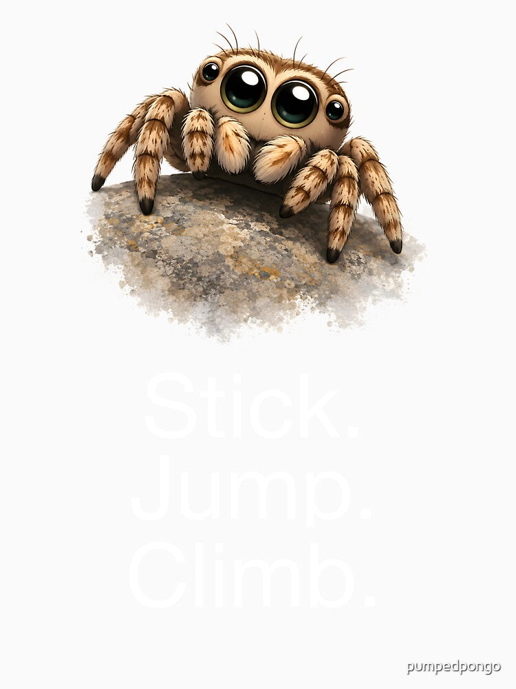 Stick. Jump. Climb. by pumpedpongo