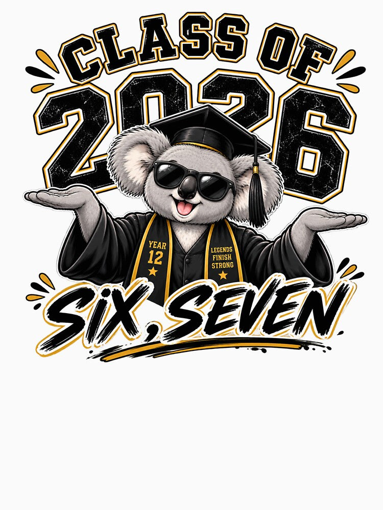 Class of 2026 Funny Graduation Shirt Australia | Aussie School Leaver T-Shirt by MotivatEd Learners
