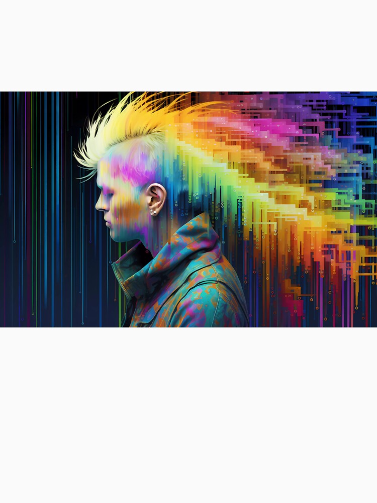 Sandevistan Activated - Cyberpunk Retro 80s Art by AeonAcademy