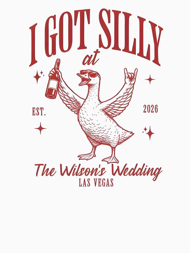Silly Goose Personalized Wedding Party by fresh-sole-co