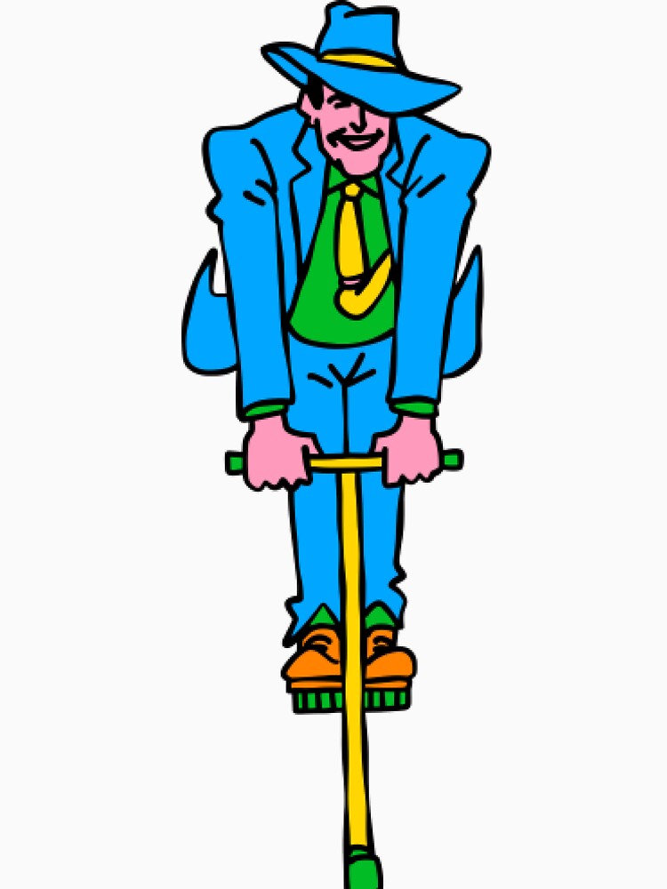 Stylish Cane Man by VibeDripBoom