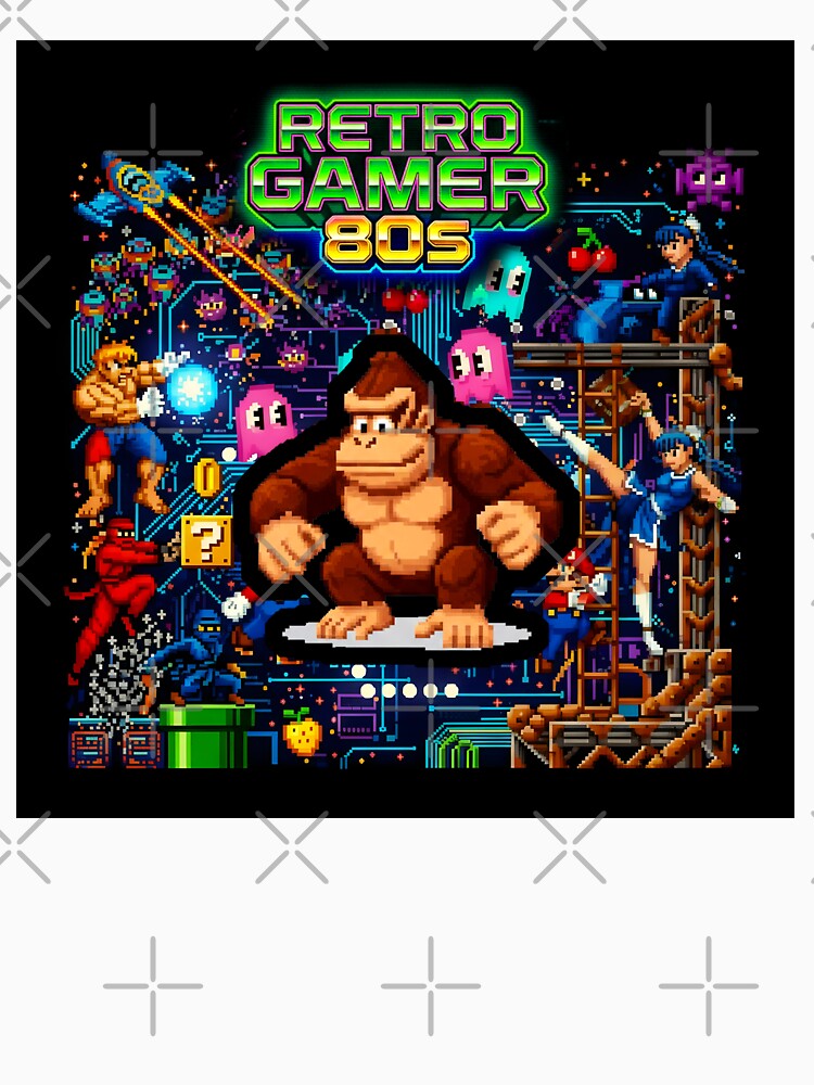 Retro Gamer 80s Video Games by RamboDesign
