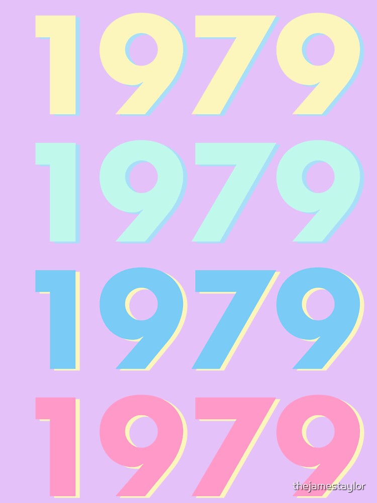 Pastel Time Capsule 1979 - Retro Nostalgic Art Print by thejamestaylor